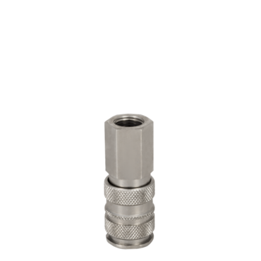 Valve quick coupling type 14, with one-sided shut-off valve, Brass, female thread BSP
